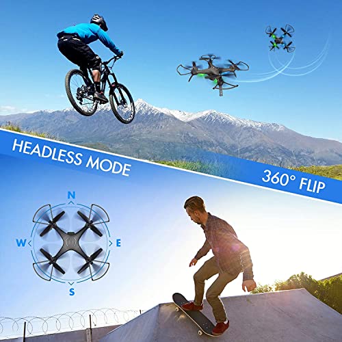 Drones with Camera for Adults /Kids /Beginners - 1080P HD Drones for Adults, 120Â° Wide-Angle Kids Drone, Safe Design & Easy to Control with Remote/APP/Voice, 18 Mins Flight Time, Ideal Girls/ Boys Gift by Guangdong Attop Technology Co Ltd