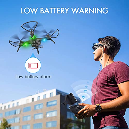 Drones with Camera for Adults /Kids /Beginners - 1080P HD Drones for Adults, 120Â° Wide-Angle Kids Drone, Safe Design & Easy to Control with Remote/APP/Voice, 18 Mins Flight Time, Ideal Girls/ Boys Gift by Guangdong Attop Technology Co Ltd