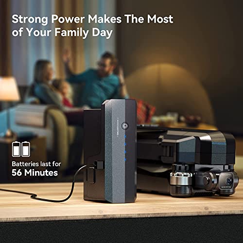 Ruko F11Gim Drones with Camera for Adults, 2-Axis Gimbal 4K EIS Camera, 2 Batteries 56Mins Flight Time,Brushless Motor, 5GHz FPV Transmission, GPS Auto Return Home, 5times Zoom No Fisheye from Ruko