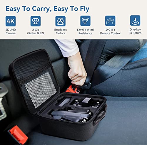 Ruko F11Gim Drones with Camera for Adults, 2-Axis Gimbal 4K EIS Camera, 2 Batteries 56Mins Flight Time,Brushless Motor, 5GHz FPV Transmission, GPS Auto Return Home, 5times Zoom No Fisheye from Ruko