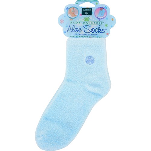 Earth Therapeutics Aloe Socks Blue, 1 Pair from Earth Therapeutics