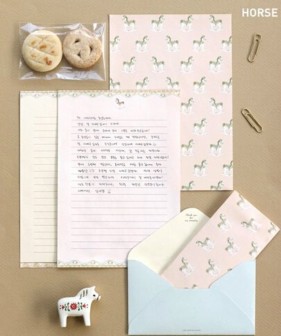 IMagicoo 48 Cute Lovely Writing Stationery Paper Letter Set with 24 Envelope/Envelope Seal Sticker (7) from IMagicoo