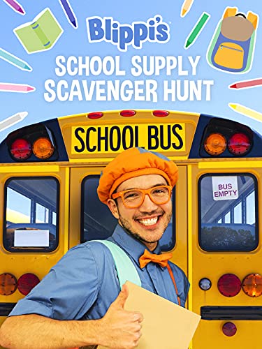 Blippi's School Supply Scavenger Hunt by 