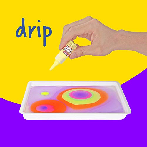 Dan&Darci Marbling Paint Art Kit for Kids - Arts and Crafts for Girls & Boys Ages 6-12 - Craft Kits Art Set - Best Tween Paint Gift, Ideas for Kids Activities Age 4 5 6 7 8 9 10 Marble Painting from Dan&Darci