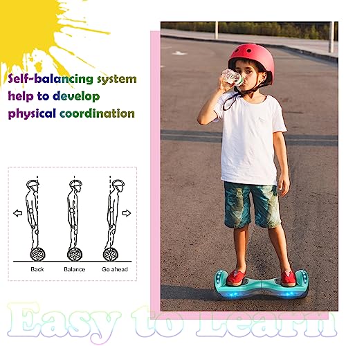 JOLEGE Self Balancing Hoverboard, 6.5" Hoverboards Self Balancing Scooter for Kids Adults - SGS Certified from Shenzhen Uni-sun Electronics Co., Ltd.