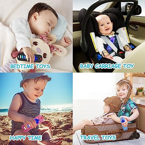 2-Pack Silicone Baby Teething Toys, Silicone Teethers for Babies, Remote Control Shape Teething Toys, Chew Toys for Boys and Girls Teether Early Educational Sensory Toy by ERSIHUA