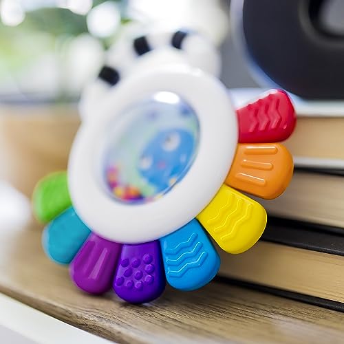 Baby Einstein Outstanding Opus The Octopus Sensory Rattle & Teether Multi-Use Toy, BPA Free & Chillable, 3 Months & up, Multicolored by Kids2, Inc.