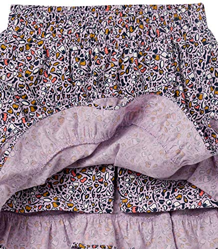 Amazon Essentials Girls Knit Scooter Skirts, 3-Pack Floral/Navy, Medium by Amazon Essentials