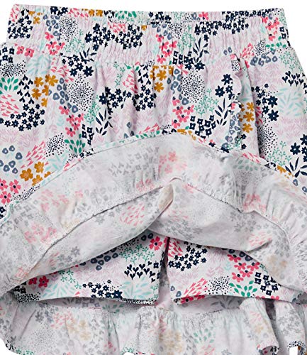 Amazon Essentials Girls Knit Scooter Skirts, 3-Pack Floral/Navy, Medium by Amazon Essentials