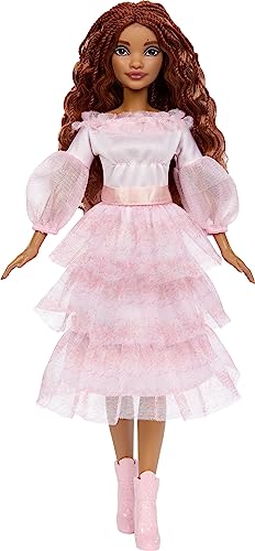 Mattel Disney The Little Mermaid, Celebration Ariel Doll with Red Hair and Pink Dress, Toys Inspired by The Movie by Mattel