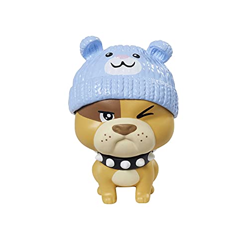 Barbie Extra Doll #6 in Pink Teddy Bear Print Denim Jacket & Matching Shorts with Pet Puppy, Long Periwinkle Hair, Layered Outfit & Accessories, Multiple Flexible Joints from Mattel