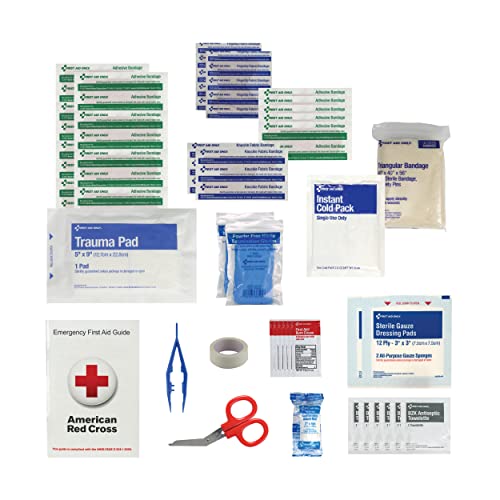 First Aid Only 6060 57 Piece 10 Person First Aid Kit, Weatherproof Plastic Case by Acme United