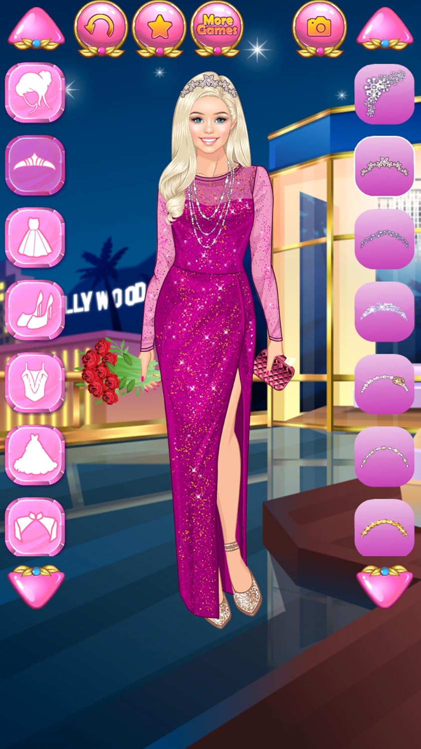Red Carpet Dress Up Game for Girls by Fashion Games for Girls