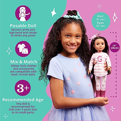 Glitter Girls Dolls by Battat - Sarinia 14" Poseable Fashion Doll - Dolls for Girls Age 3 & Up from Branford LTD