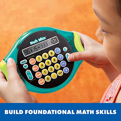 Educational Insights Math Whiz - Electronic Math Game for Kids Ages 6+, Addition, Subtraction, Multiplication & Division, Classroom Supply from Educational Insights