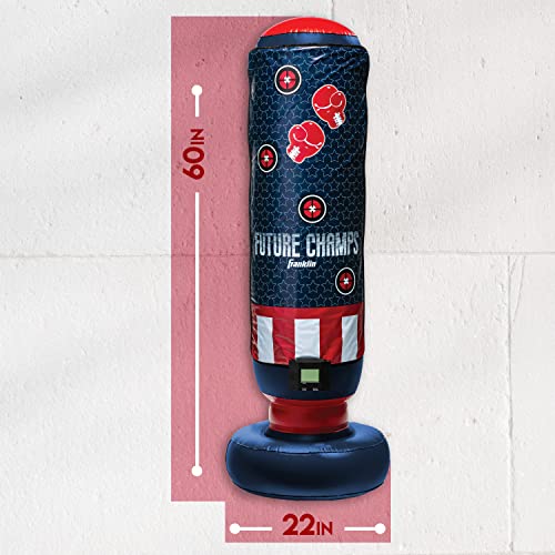 Franklin Sports Inflatable Electronic Boxing Bag - Future Champs - 60 x 22 x 22 inches from Franklin Sports