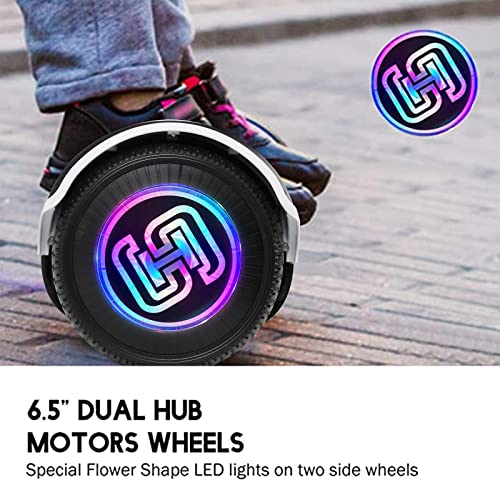 Hoverboard Self Balancing Scooter 6.5" Two-Wheel Self Balancing Hoverboard with Bluetooth Speaker for Adult Kids by Shenzhen Uni-sun Electronics Co., Ltd.SISIGAD