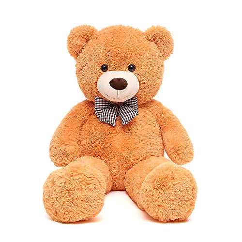 MorisMos Giant Teddy Bear Stuffed Animals Plush Toy for Girlfriend Kids Christmas Valentine's Day Birthday 47 Inches from MorisMos