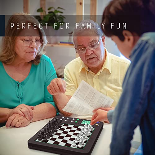 TOP 1 CHESS Board Electronic Chess Games, Talking Coach Electronic Chess Board with Multi-Level Skills, Best Electronic Chess Set for Players of All Levels Ages Kids and Adults from TOP 1 CHESS