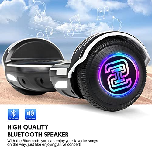 Hoverboard Self Balancing Scooter 6.5" Two-Wheel Self Balancing Hoverboard with Bluetooth Speaker for Adult Kids by Shenzhen Uni-sun Electronics Co., Ltd.SISIGAD