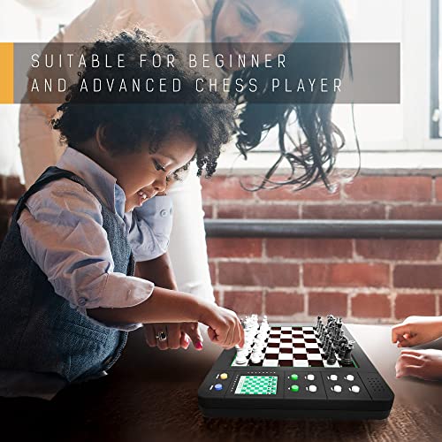 TOP 1 CHESS Board Electronic Chess Games, Talking Coach Electronic Chess Board with Multi-Level Skills, Best Electronic Chess Set for Players of All Levels Ages Kids and Adults from TOP 1 CHESS
