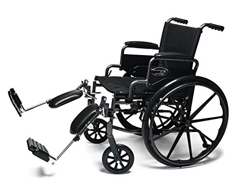 Everest & Jennings Traveler L4 Wheelchair, Ultralight Adjustable-Height Adult Use, 20x16" Seat from GF Health Products, Inc.