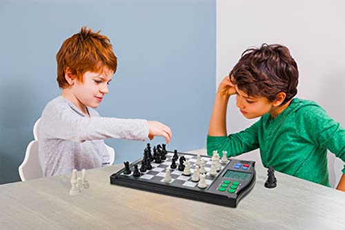 Electronic Chess Sets Vonset M986 Electronic Chess Board Chess Computer Magnetic Electronic Chess Game Travel Chess for Kids and Adults Toys Gift to Practice Chess Learn Chess for Beginners from Vonset