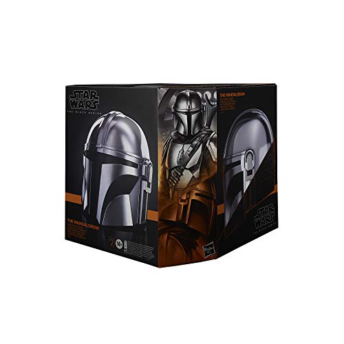 STAR WARS The Black Series The Mandalorian Premium Electronic Helmet Roleplay Collectible, Toys for Kids Ages 14 and Up from Hasbro