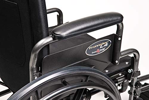 Everest & Jennings Traveler L4 Wheelchair, Ultralight Adjustable-Height Adult Use, 20x16" Seat from GF Health Products, Inc.