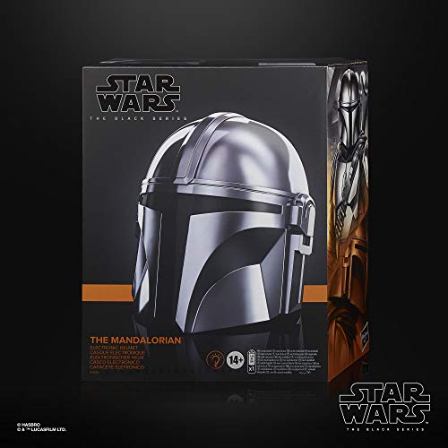 STAR WARS The Black Series The Mandalorian Premium Electronic Helmet Roleplay Collectible, Toys for Kids Ages 14 and Up from Hasbro