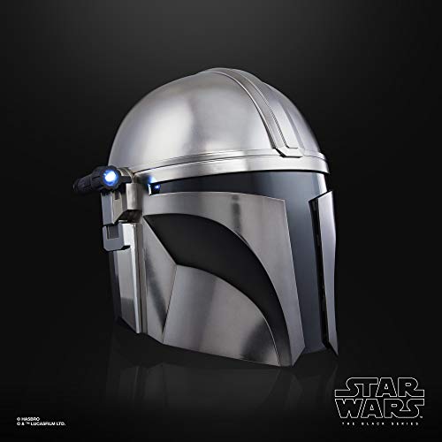 STAR WARS The Black Series The Mandalorian Premium Electronic Helmet Roleplay Collectible, Toys for Kids Ages 14 and Up from Hasbro