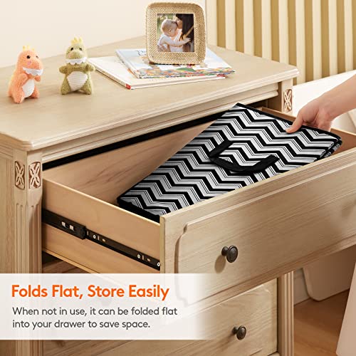Lifewit Toy Box Chest Storage Organizer for Boys Girls Kids, Large Collapsible Kids Toy Storage Bin with Flip-top Lid & Durable Handles for Nursery, Playroom, Bedroom, Black from Lifewit