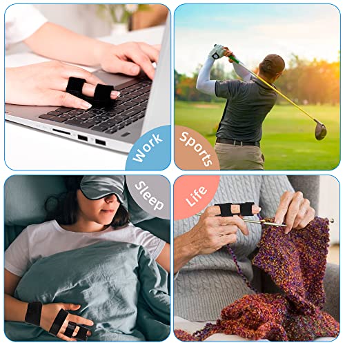 Fanwer 2 Finger Splint Trigger Finger Splint, Adjustable Length Finger Brace for Two Finger Support, Knuckle Straightening Immobilizer for Broken Finger, Arthritis, Mallet Finger, Sprains, Tendonitis from Fanwer