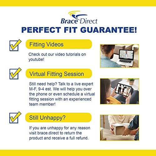 Post Op Recovery Shoe - Adjustable Medical Walking Shoe for Post Surgery or Operation Support, Broken Foot or Toe, Stress Fractures, Bunions, or Hammer Toe for Left or Right Foot by Brace Direct from Brace Direct