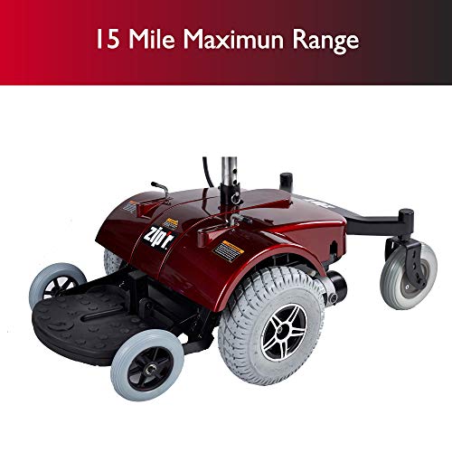 Zipâr PC Power Electric Wheelchair - Full Size Long Range Motorized Wheelchair - Electric Wheelchairs for Adults, Seniors, Elderly, Travel- Power Wheelchair 19.5 Inch Seat - Extended Battery by Zip'r