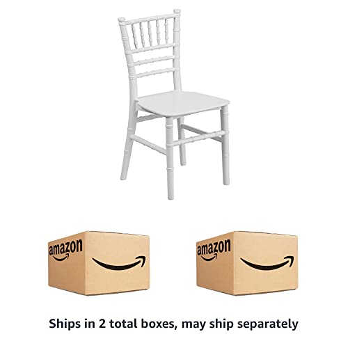 Flash Furniture 10 Pack Kids White Resin Chiavari Chair by Flash Furniture
