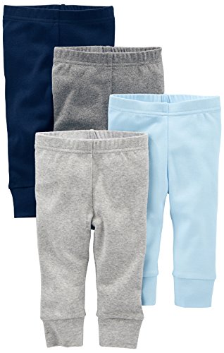 Simple Joys by Carter's Baby Boys 4-Pack Pant, Blue/Grey, 6-9 Months by Carter's Simple Joys -Private Label -Vendor Flex CRI