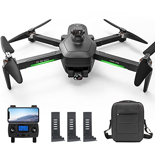 2~5 Days Delivery, ZLL SG906 MAX1 GPS Drones with Camera for Adults 4K HD, 9800ft Control Range, 360Â° Laser Obstacle Avoidance, 3-Axis Gimbal, Follow Me, FPV Professional Drone Quadcopter, 3 Batteries by 