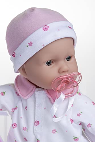 Caucasian 11-inch Small Soft Body Baby Doll | JC Toys - La Baby | Washable |Removable Pink Outfit w/ Hat & Blanket | For Children 12 Months + by JC Toys Group, Inc.