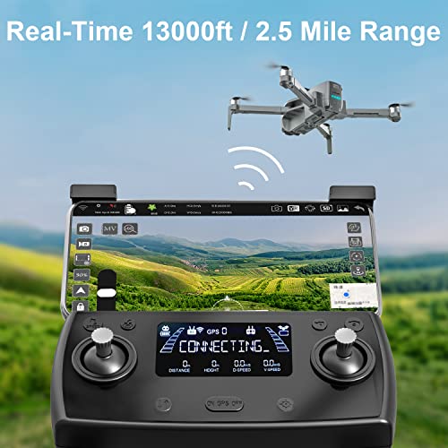 Tucok 193MAX2S Drone with Camera for Adults,4KM Video Transmission,3-Axis Gimbal GPS Drone with 4K EIS Camera, 5G FPV RC Quadcopter with Brushless Motor,Obstacle Avoidance,Auto Return Home,Follow Me by Tucok