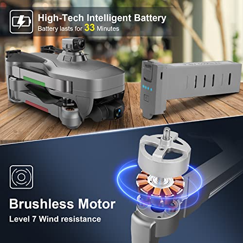 Tucok 193MAX2S Drone with Camera for Adults,4KM Video Transmission,3-Axis Gimbal GPS Drone with 4K EIS Camera, 5G FPV RC Quadcopter with Brushless Motor,Obstacle Avoidance,Auto Return Home,Follow Me by Tucok