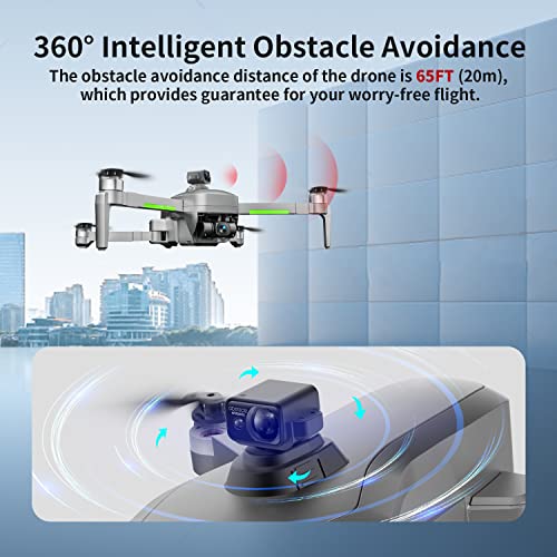 Tucok 193MAX2S Drone with Camera for Adults,4KM Video Transmission,3-Axis Gimbal GPS Drone with 4K EIS Camera, 5G FPV RC Quadcopter with Brushless Motor,Obstacle Avoidance,Auto Return Home,Follow Me by Tucok