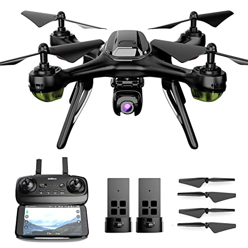 Cheerwing GPS Drone with 4K Camera for Adults, U59 5G FPV Drone Quadcopter with Live Video, Auto Return Home, Follow Me, 2 Batteries by UDIRC