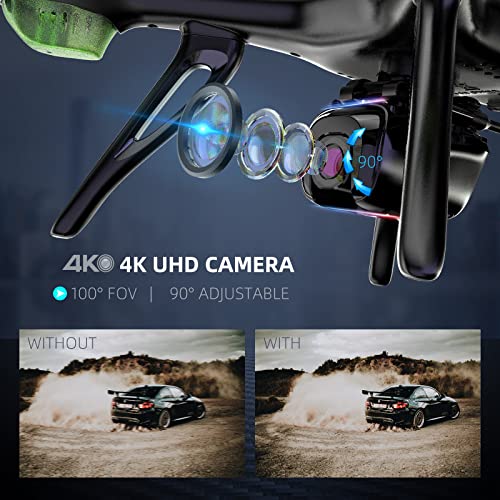 Cheerwing GPS Drone with 4K Camera for Adults, U59 5G FPV Drone Quadcopter with Live Video, Auto Return Home, Follow Me, 2 Batteries by UDIRC