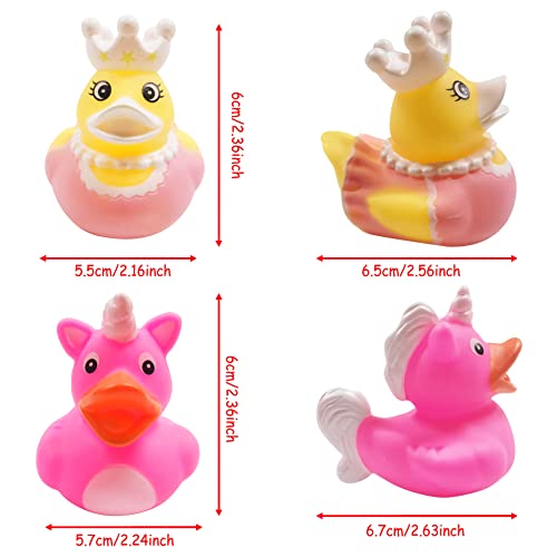 27 PCS Valentine's Day Rubber Ducks,Baby Showers Accessories,Mini Duckies Bath Toys for Kids Valentines Party Favors (Valentine's) from Holydeck