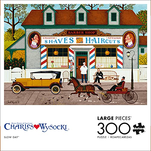 Buffalo Games - Charles Wysocki - Slow Day - 300 Large Piece Jigsaw Puzzle by Buffalo Games