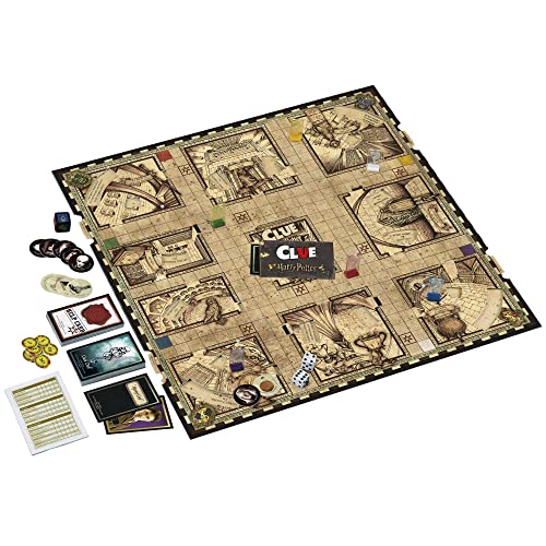 Hasbro Gaming Clue: Wizarding World Harry Potter Edition Mystery Board Game for 3-5 Players, Kids Ages 8 and Up (Amazon Exclusive) by Hasbro