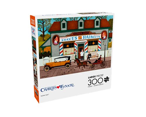 Buffalo Games - Charles Wysocki - Slow Day - 300 Large Piece Jigsaw Puzzle by Buffalo Games