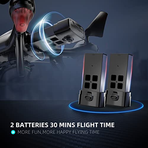 Cheerwing GPS Drone with 4K Camera for Adults, U59 5G FPV Drone Quadcopter with Live Video, Auto Return Home, Follow Me, 2 Batteries by UDIRC