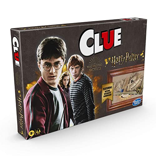 Hasbro Gaming Clue: Wizarding World Harry Potter Edition Mystery Board Game for 3-5 Players, Kids Ages 8 and Up (Amazon Exclusive) by Hasbro